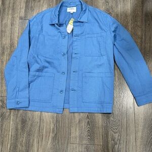 Goodfellow & Co Blue Lightweight Shirt Jacket